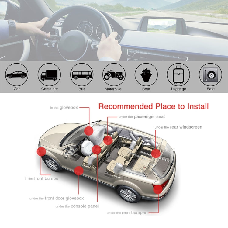 TK209B Car Truck Vehicle Tracking 3G GSM GPRS GPS Tracker - Car Tracker by PMC TechLife | Online Shopping South Africa | PMC TechLife