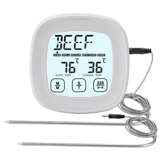 TS-802A Kitchen Food Cooking BBQ Dual Probe Touch Screen Thermometer - Cooking Thermometers by PMC Jewellery | Online Shopping South Africa | PMC Jewellery | Buy Now Pay Later Mobicred