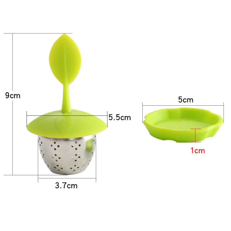 Stainless Steel Silicone Hanging Tea Bag Tea Strainers (Green) - Tea Strainers by PMC TechLife | Online Shopping South Africa | PMC TechLife