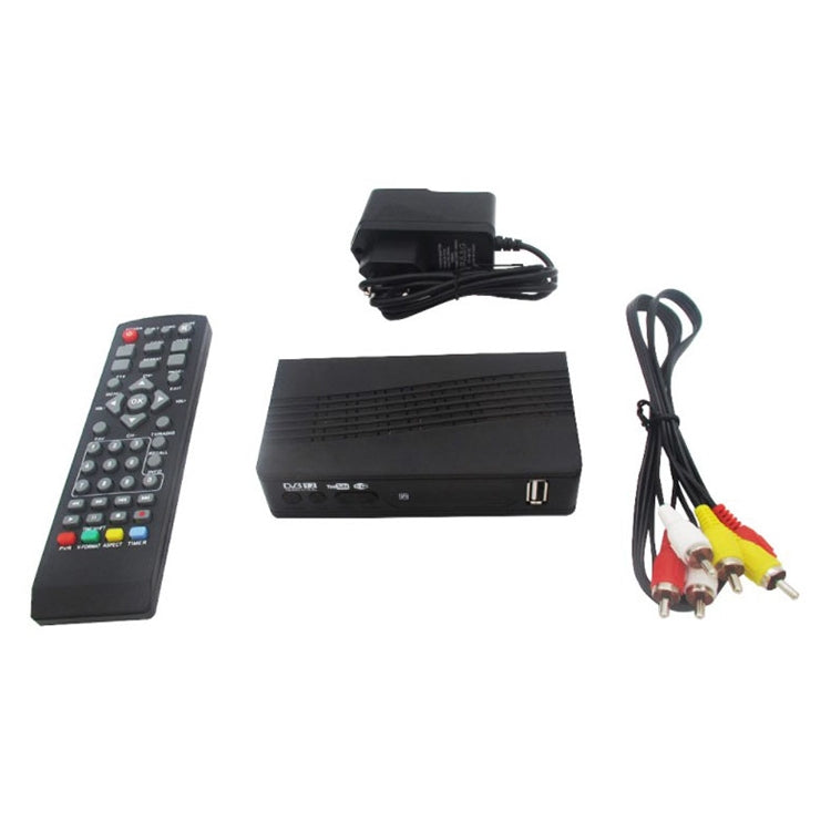 T15-T2 1080P Full HD DVB-TC/C Receiver Set-Top Box, EU Plug - DVB-T & Analog Solutions by PMC TechLife | Online Shopping South Africa | PMC TechLife | Buy Now Pay Later Mobicred