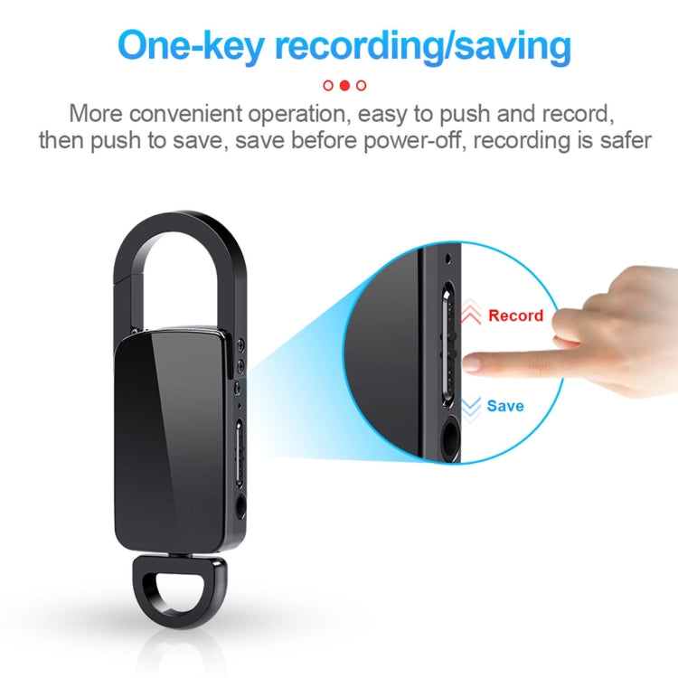 S20 32GB Keychain HD Noise Reduction Portable Recording Pen - U-Disk Recorder by PMC TechLife | Online Shopping South Africa | PMC TechLife | Buy Now Pay Later Mobicred