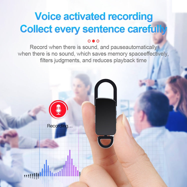 S20 64GB Keychain HD Noise Reduction Portable Recording Pen - U-Disk Recorder by PMC TechLife | Online Shopping South Africa | PMC TechLife | Buy Now Pay Later Mobicred