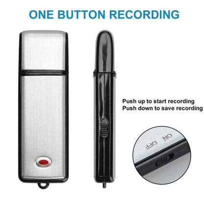 SK858 16GB Rechargeable Portable U-Disk Meeting Voice Recorder (Black) - U-Disk Recorder by PMC Jewellery | Online Shopping South Africa | PMC Jewellery | Buy Now Pay Later Mobicred