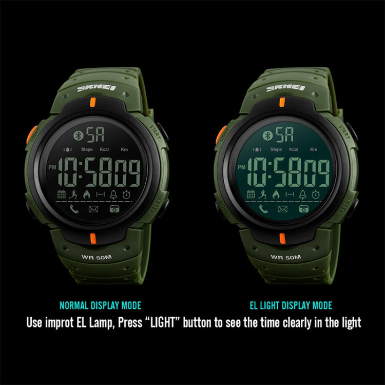 SKMEI 1301 Multifunction 50m Waterproof Sports Bluetooth Smart Watch, Compatible with Android & iOS System(Black) - free shipping - PMC TechLife - Order now!