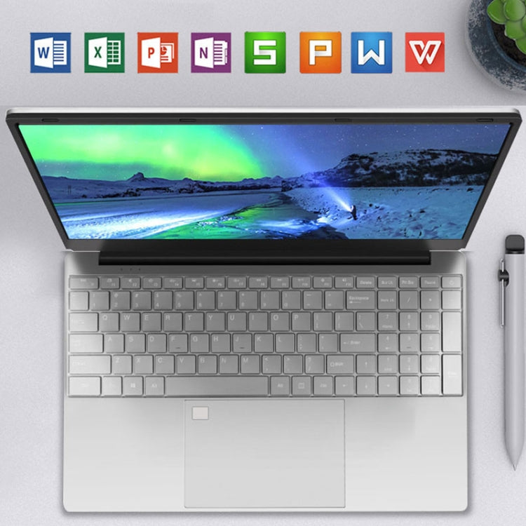 H15 15.6 inch Ultrathin Laptop, 16GB+256GB, Windows 11 Intel Celeron N5095 Quad Core, US Plug (Silver) - free shipping - PMc TechLife - Order now!