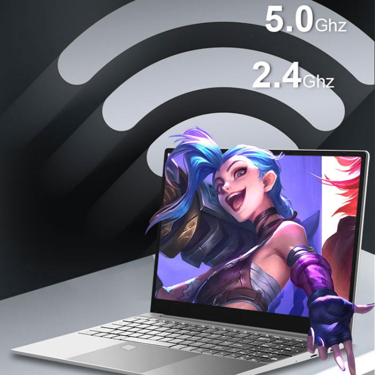 H15 15.6 inch Ultrathin Laptop, 16GB+256GB, Windows 11 Intel Celeron N5095 Quad Core, US Plug (Silver) - free shipping - PMc TechLife - Order now!