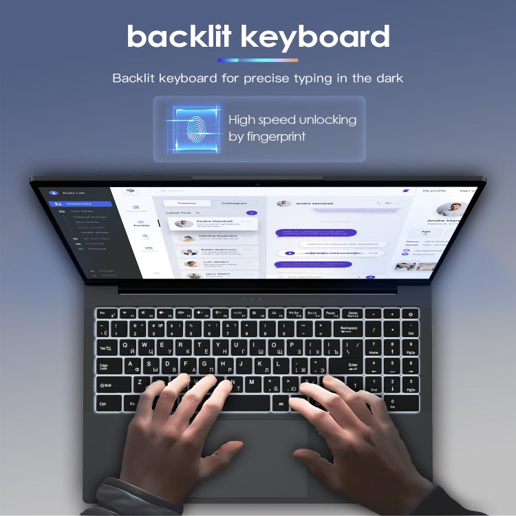 GXMO G156 15.6 inch Laptop, 16GB+512GB, Windows 11 AMD Ryzen 7 5825U Octa Core, Support Fingerprint Unlock, UK Plug - free shipping - PMc TechLife - Order now!