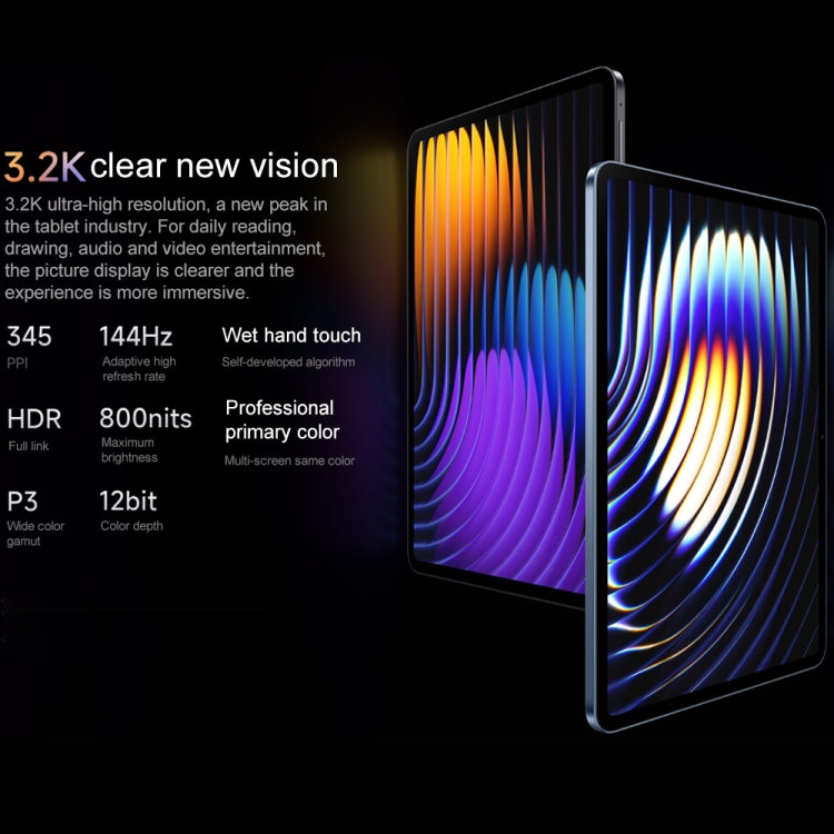 Xiaomi Pad 7 Pro 11.2 inch, 8GB+256GB, HyperOS 2 Qualcomm Snapdragon 8s Gen3 Octa Core (Blue) - free shipping - PMc TechLife - Order now!