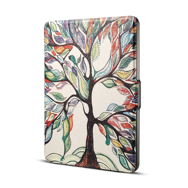 Tree Print Horizontal Flip PU Leather Protective Case for Amazon Kindle Paperwhite 1 & 2 & 3 with Sleep / Wake-up - Amazon by PMC Jewellery | Online Shopping South Africa | PMC Jewellery