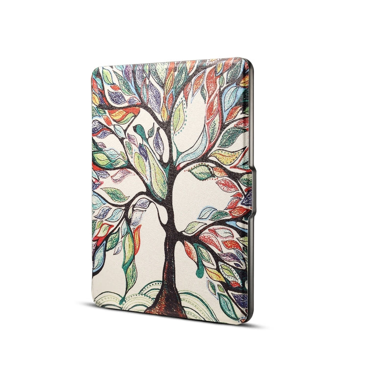 Tree Print Horizontal Flip PU Leather Protective Case for Amazon Kindle Paperwhite 1 & 2 & 3 with Sleep / Wake-up - Amazon by PMC Jewellery | Online Shopping South Africa | PMC Jewellery