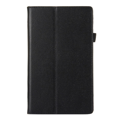 For Amazon Kindle Fire HD8 (2017) Litchi Texture Horizontal Flip Leather Case with Holder(Black) - Amazon by PMC Jewellery | Online Shopping South Africa | PMC Jewellery