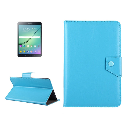 8 inch Tablets Leather Case Crazy Horse Texture Protective Case Shell with Holder for Galaxy Tab S2 8.0 T715 / T710, Cube U16GT, ONDA Vi30W, Teclast P86(Baby Blue) - 8 inch by PMC Jewellery | Online Shopping South Africa | PMC Jewellery