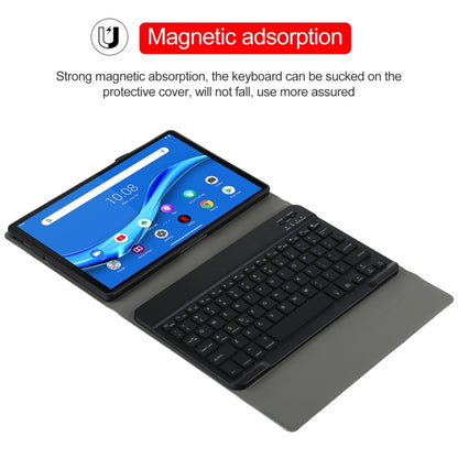 AM10S Detachable Bluetooth Backlight Keyboard Ultrathin Horizontal Flip Leather Tablet Case with Holder for Lenovo M10 Plus 10.3 inch X606F(Black) - Lenovo Keyboard by PMC Jewellery | Online Shopping South Africa | PMC Jewellery