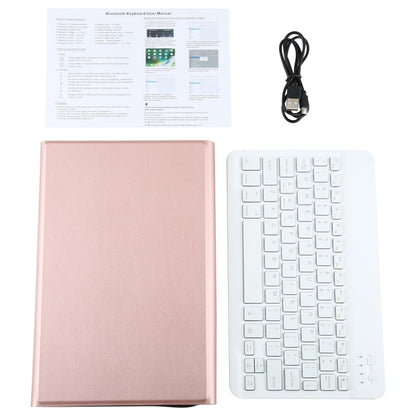 AM10S Detachable Bluetooth Backlight Keyboard Ultrathin Horizontal Flip Leather Tablet Case with Holder for Lenovo M10 Plus 10.3 inch X606F(Rose Gold) - Lenovo Keyboard by PMC Jewellery | Online Shopping South Africa | PMC Jewellery