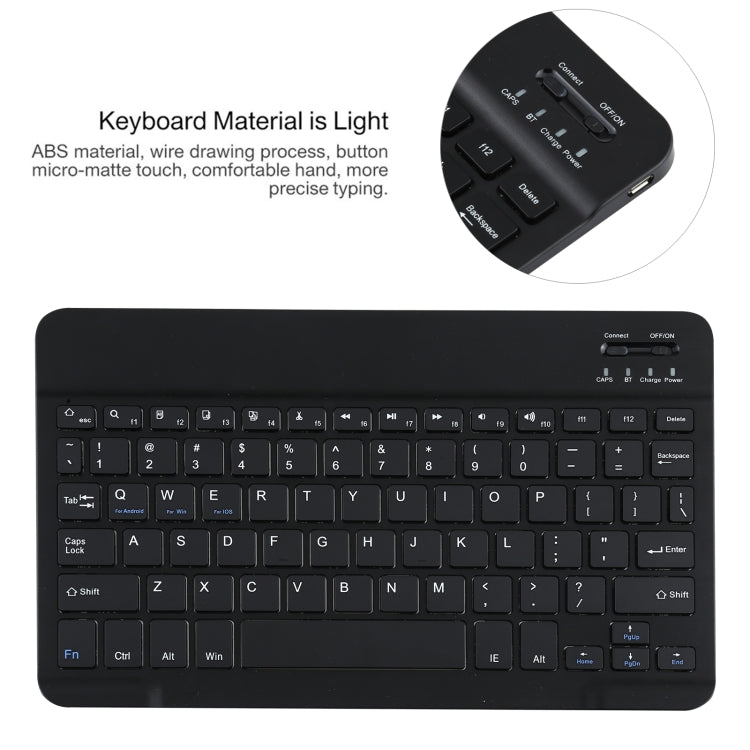 AM12 2 in 1 Removable Bluetooth Keyboard + Protective Leather Tablet Case with Holder for Lenovo Tab P11 (Tab-J606F)(Black) - Lenovo Keyboard by PMC TechLife | Online Shopping South Africa | PMC TechLife