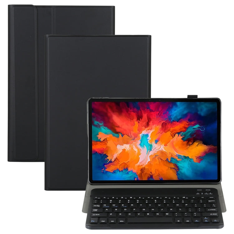 AM13 2 in 1 Removable Bluetooth Keyboard + Protective Leather Tablet Case with Holder for Lenovo Tab P11 Pro (TB-XJ706F)(Black) - Lenovo Keyboard by PMC Jewellery | Online Shopping South Africa | PMC Jewellery