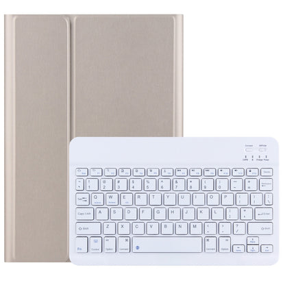 DY-M10ReL 2 in 1 Removable Bluetooth Keyboard + Protective Leather Tablet Case with Holder for Lenovo Tab M10 FHD REL(Gold) - Lenovo Keyboard by PMC Jewellery | Online Shopping South Africa | PMC Jewellery