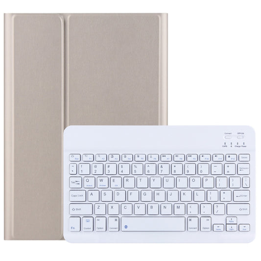 DY-M10ReL 2 in 1 Removable Bluetooth Keyboard + Protective Leather Tablet Case with Holder for Lenovo Tab M10 FHD REL(Gold) - Lenovo Keyboard by PMC Jewellery | Online Shopping South Africa | PMC Jewellery