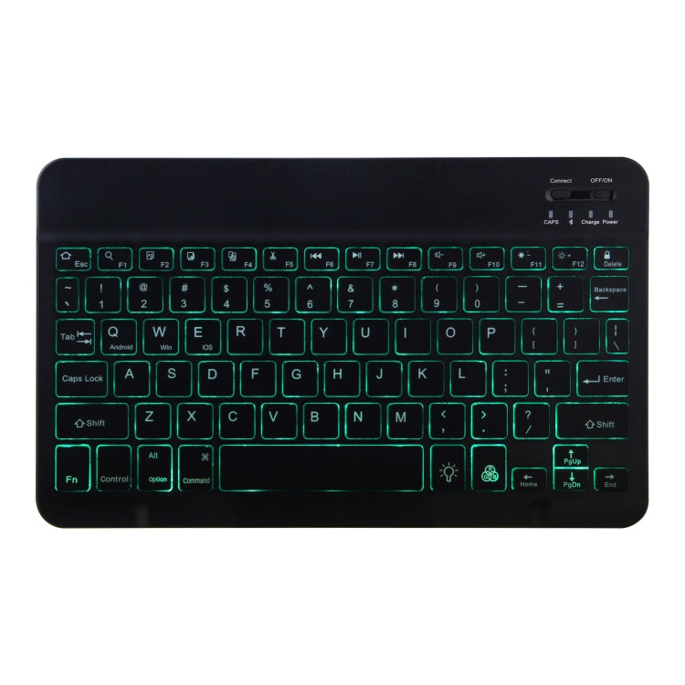 DY-P10-S 2 in 1 Removable Bluetooth Keyboard + Protective Leather Tablet Case with Backlight & Holder for Lenovo Tab P10 10.1 inch(Blue) - Lenovo Keyboard by PMC TechLife | Online Shopping South Africa | PMC TechLife