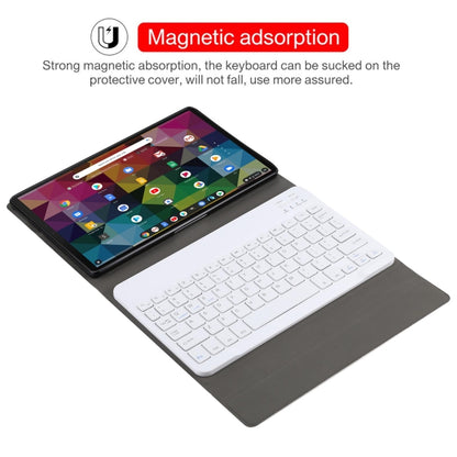 AM11 2 in 1 Removable Bluetooth Keyboard + Protective Leather Tablet Case with Holder for Lenovo M10 FHD REL TB-X605FC/LC(Rose Gold) - Lenovo Keyboard by PMC Jewellery | Online Shopping South Africa | PMC Jewellery