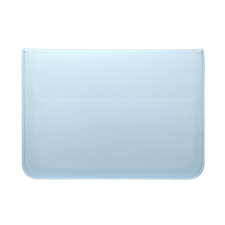 Universal Envelope Style PU Leather Case with Holder for Ultrathin Notebook Tablet PC 15.4 inch, Size: 39x28x1.5cm(Blue) - 15 inch by PMC TechLife | Online Shopping South Africa | PMC TechLife | Buy Now Pay Later Mobicred