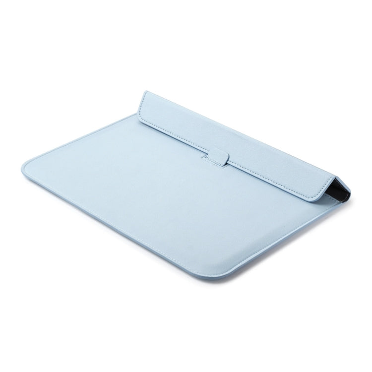 Universal Envelope Style PU Leather Case with Holder for Ultrathin Notebook Tablet PC 15.4 inch, Size: 39x28x1.5cm(Blue) - 15 inch by PMC TechLife | Online Shopping South Africa | PMC TechLife | Buy Now Pay Later Mobicred