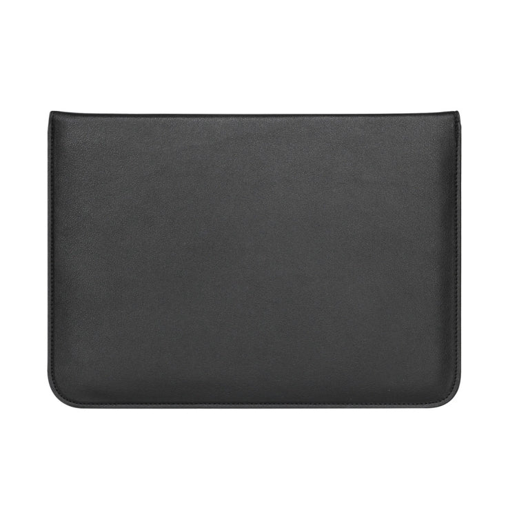 Universal Envelope Style PU Leather Case with Holder for Ultrathin Notebook Tablet PC 13.3 inch, Size: 35x25x1.5cm(Black) - 13 inch by PMC TechLife | Online Shopping South Africa | PMC TechLife | Buy Now Pay Later Mobicred