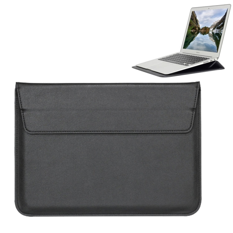 Universal Envelope Style PU Leather Case with Holder for Ultrathin Notebook Tablet PC 11.6 inch, Size: 32.5x21.5x1cm(Black) - 10 - 11 inch by PMC TechLife | Online Shopping South Africa | PMC TechLife | Buy Now Pay Later Mobicred