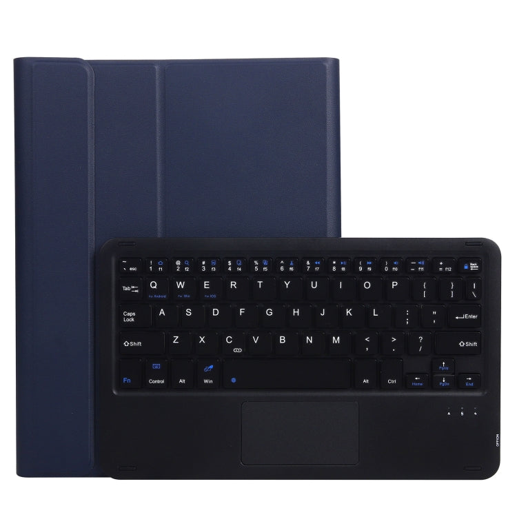 A11-A 2 in 1 Removable Bluetooth Keyboard + Protective Leather Tablet Case with Touchpad & Holder for iPad Pro 11 2021 / 2020 / 2018, iPad Air 2020(Dark Blue) - For iPad Pro by PMC Jewellery | Online Shopping South Africa | PMC Jewellery