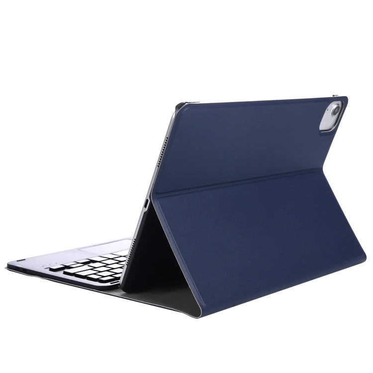 A11-A 2 in 1 Removable Bluetooth Keyboard + Protective Leather Tablet Case with Touchpad & Holder for iPad Pro 11 2021 / 2020 / 2018, iPad Air 2020(Dark Blue) - For iPad Pro by PMC Jewellery | Online Shopping South Africa | PMC Jewellery