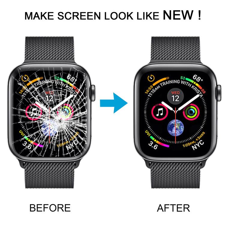 For Apple Watch Series 4 / 5 / 6 40mm Sapphire Material Front Screen Outer Glass Lens with OCA - free shipping - PMc TechLife - Order now!