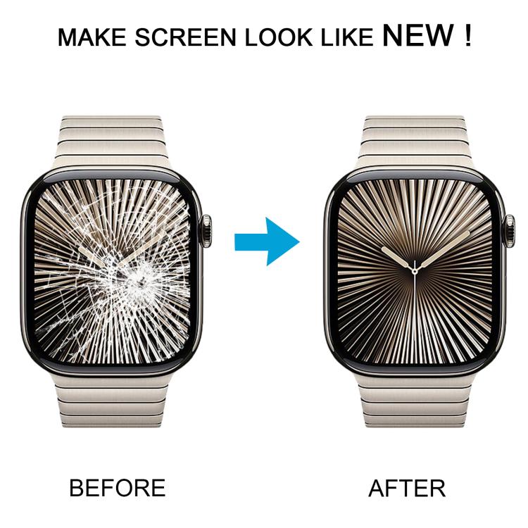 For Apple Watch Series 10 46mm Front Screen Outer Glass Lens with OCA - free shipping - PMc TechLife - Order now!