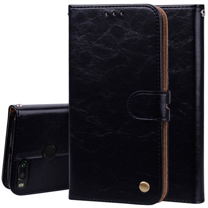 For Xiaomi  Mi A1 & 5X Business Style Oil Wax Texture Horizontal Flip Leather Case with Holder & Card Slots & Wallet & Lanyard(Black) - Xiaomi Cases by PMC Jewellery | Online Shopping South Africa | PMC Jewellery