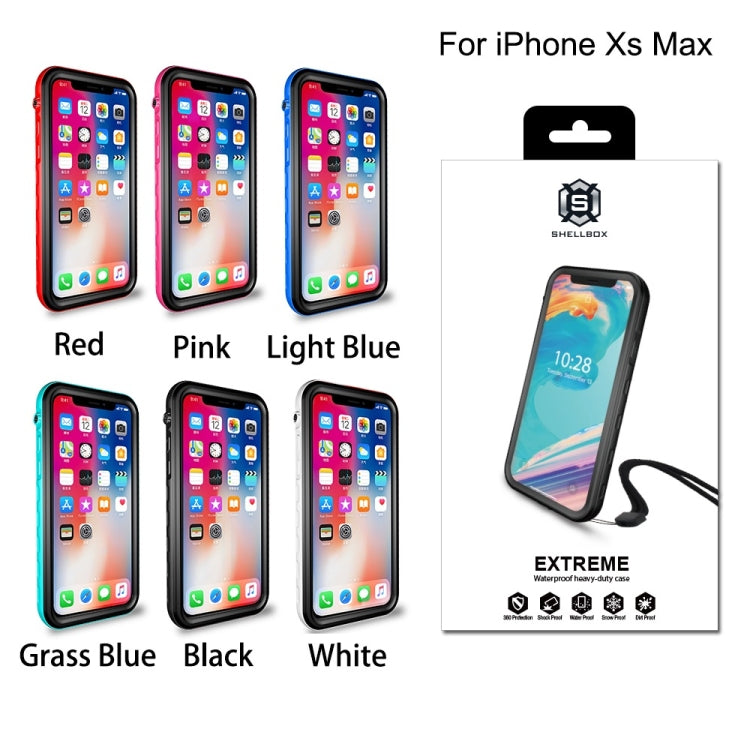 For iPhone XS Max 2m Waterproof Snowproof 2m Shockproof Dustproof PC+Silicone Case (Black) - More iPhone Cases by PMC Jewellery | Online Shopping South Africa | PMC Jewellery