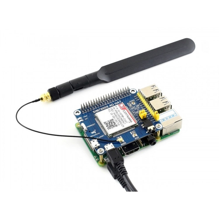 Waveshare 4G / 3G / GNSS HAT for Raspberry Pi, LTE CAT4, for North America - Modules Expansions Accessories by Waveshare | Online Shopping South Africa | PMC Jewellery | Buy Now Pay Later Mobicred