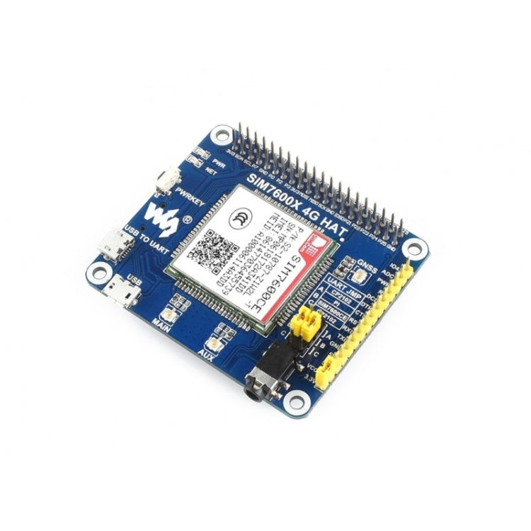 Waveshare 4G / 3G / 2G / GSM / GPRS / GNSS HAT for Raspberry Pi, LTE CAT4, for China - Modules Expansions Accessories by Waveshare | Online Shopping South Africa | PMC Jewellery
