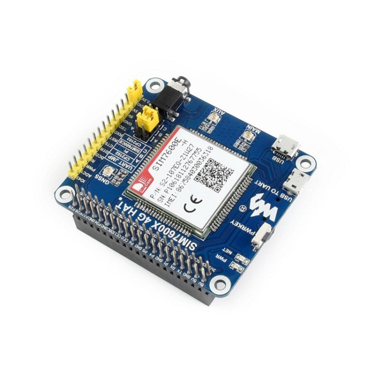 Waveshare 4G / 3G / 2G / GSM / GPRS / GNSS HAT for Raspberry Pi, LTE CAT4, for Southeast Asia, West Asia, Europe, Africa - Modules Expansions Accessories by Waveshare | Online Shopping South Africa | PMC Jewellery | Buy Now Pay Later Mobicred