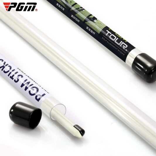 PGM 2 PCS Golf Alignment Sticks Fiberglass Training Aid Practice Rods for Correct Ball Direction(Color:White Size:With Package) - Golf Accessories by PGM | Online Shopping South Africa | PMC Jewellery | Buy Now Pay Later Mobicred