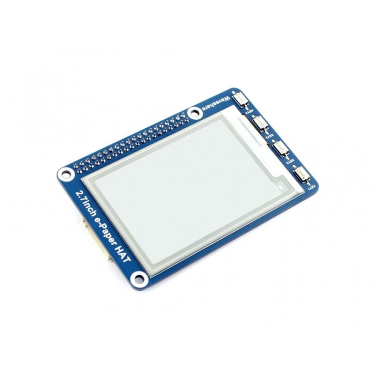 Waveshare 2.7 inch 264x176E-Ink Display HAT for Raspberry Pi, SPI Interface - Modules Expansions Accessories by Waveshare | Online Shopping South Africa | PMC TechLife | Buy Now Pay Later Mobicred