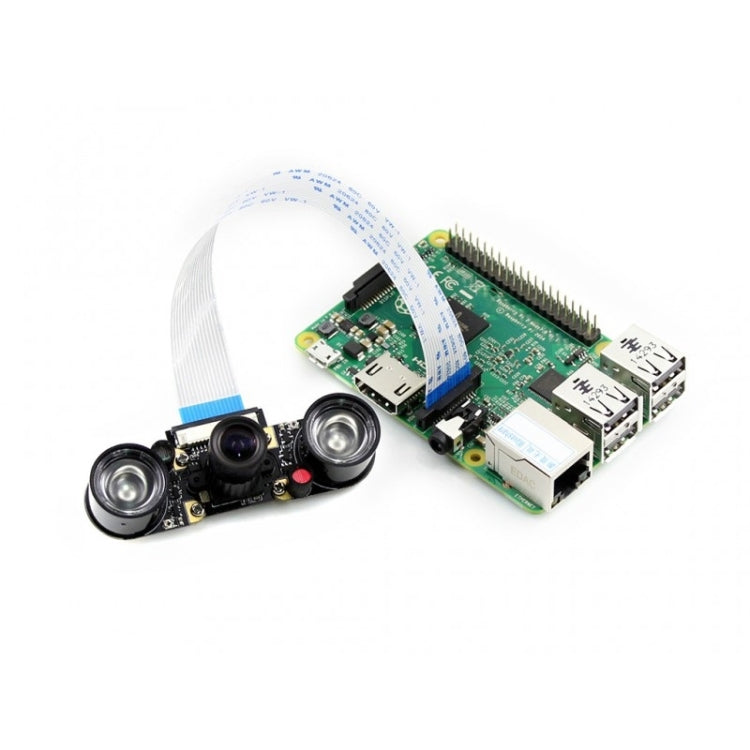 Waveshare RPi Camera (F) Adjustable-Focus Camera Module, Supports Night Vision - Modules Expansions Accessories by Waveshare | Online Shopping South Africa | PMC Jewellery | Buy Now Pay Later Mobicred