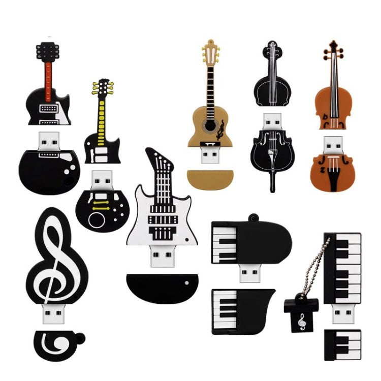 MicroDrive 128GB USB 2.0 Medium Violin U Disk - free shipping - PMC Jewellery - Order now!