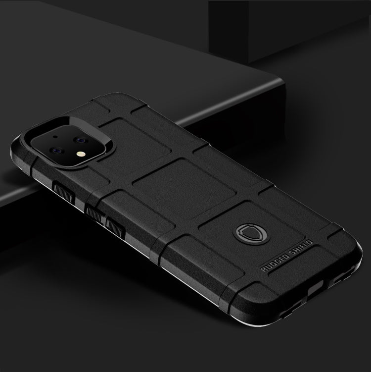 Shockproof Protector Cover Full Coverage Silicone Case for Google Pixel 4 (Black) - Google Cases by PMC TechLife | Online Shopping South Africa | PMC TechLife