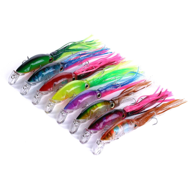 HENGJIA JIZ002 10cm/16.6g Big Octopus Squid Shaped Hard Baits Long Shot Fishing Lures Tackle Baits Fit Sea Fishing and Freshwater Fishing (F) - Fishing Lures by HENGJIA | Online Shopping South Africa | PMC Jewellery | Buy Now Pay Later Mobicred