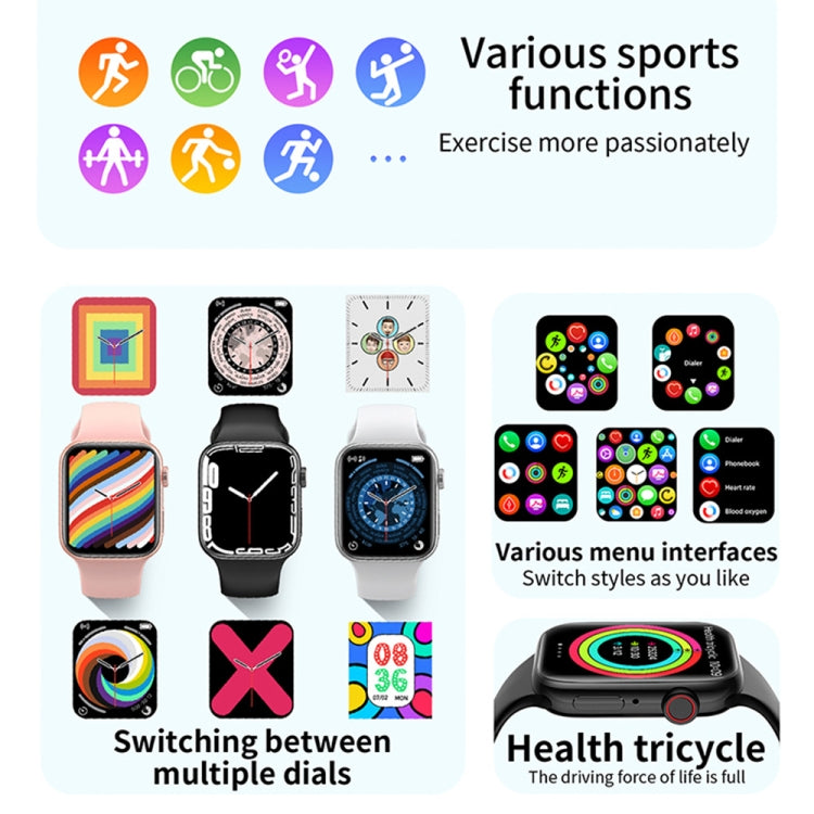 T900 PRO MAX L BIG 1.92 inch Large Screen Waterproof Smart Watch, Support Heart Rate / Blood Pressure / Oxygen / Multiple Sports Modes (White) - free shipping - PMC TechLife - Order now!