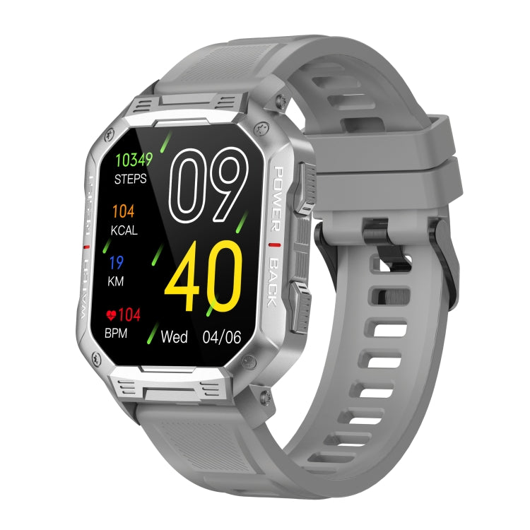 HAMTOD NX3 1.83 inch Smart Watch, Support Bluetooth Call / Sleep / Heart Rate / Blood Oxygen / Blood Pressure Monitoring(Grey) - Smart Watches by HAMTOD | Online Shopping South Africa | PMC Jewellery | Buy Now Pay Later Mobicred