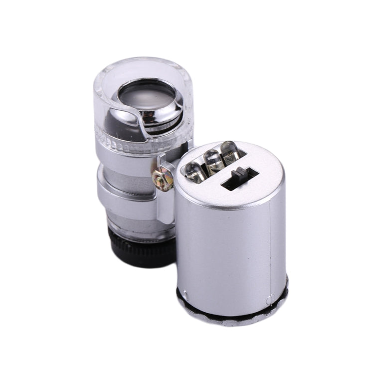 Mini Portable 60X Jewelry Appraisal Microscope with LED Light & Currency Detecting Function - free shipping - PMC TechLife - Order now!