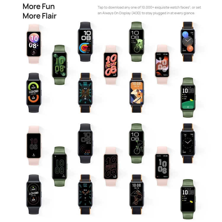 HUAWEI Band 8 Standard 1.47 inch AMOLED Smart Watch, Support Heart Rate / Blood Pressure / Blood Oxygen / Sleep Monitoring(Pink) - free shipping - PMC TechLife - Order now!