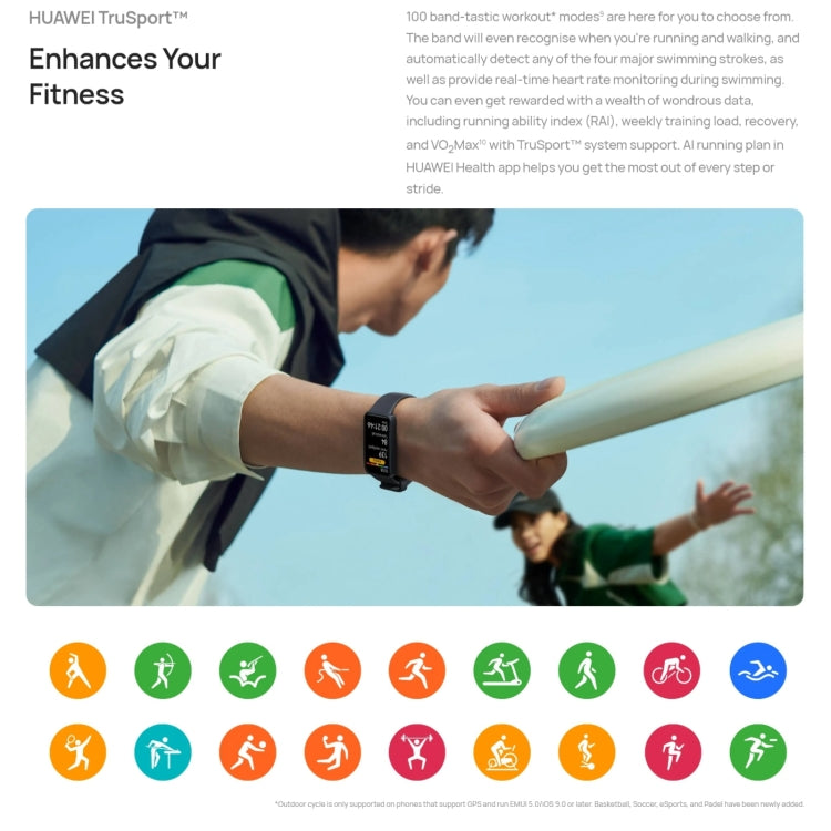 HUAWEI Band 8 Standard 1.47 inch AMOLED Smart Watch, Support Heart Rate / Blood Pressure / Blood Oxygen / Sleep Monitoring(Black) - free shipping - PMC TechLife - Order now!