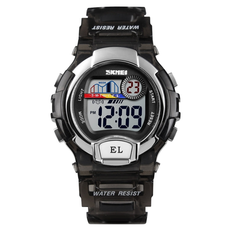 SKMEI 1450 Women Transparent Digital Watch 50m Waterproof Sports Watch with LED Light(Black) - Sport Watches by SKMEI | Online Shopping South Africa | PMC Jewellery | Buy Now Pay Later Mobicred