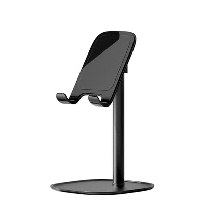 ROCK RPH0944 Adjustable Lifting 90 Degree Rotation ABS Stand Desktop Phone Tablet Holder(Black) - Desktop Holder by ROCK | Online Shopping South Africa | PMC Jewellery | Buy Now Pay Later Mobicred